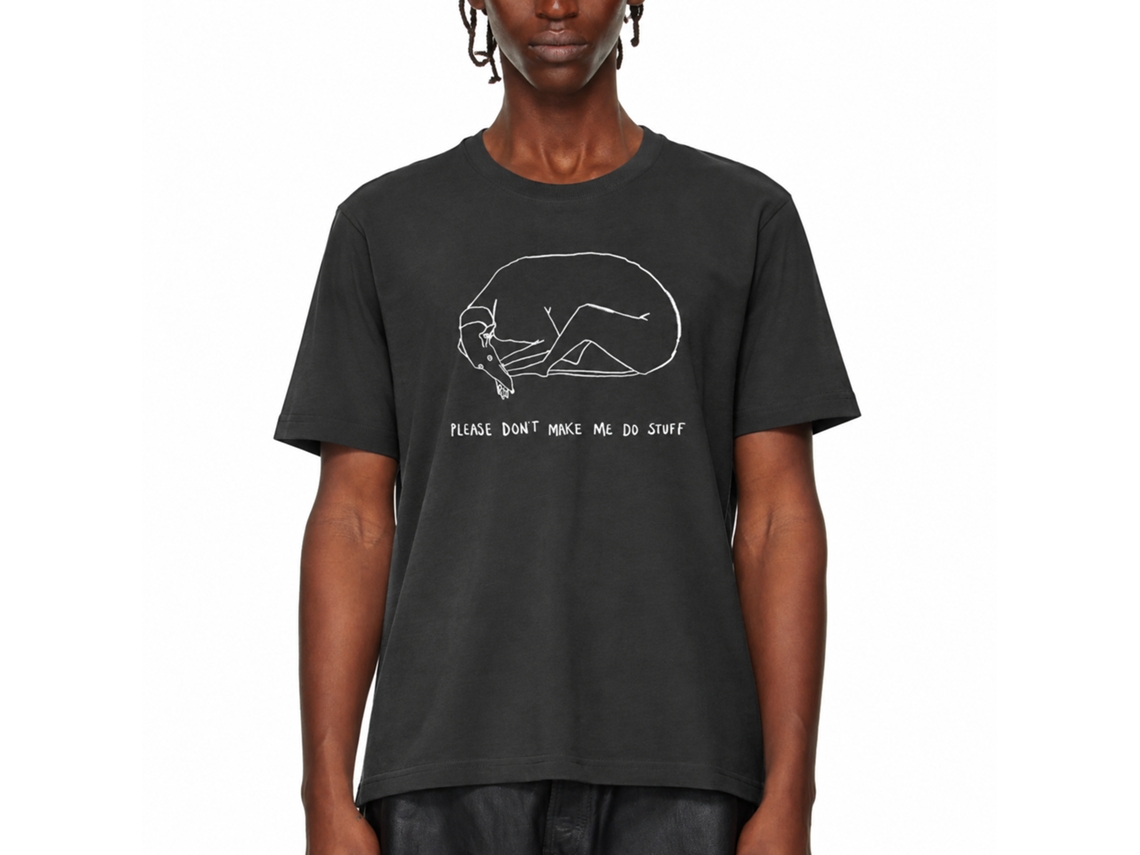 Rockinstone Please Don't Make Me Do Stuff Made By Harriet T-shirt Unique Designer Style