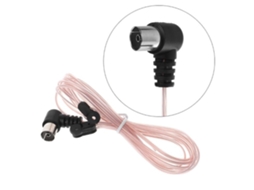 Antena FM Conector Fêmea/Macho Receptor de Rádio de Áudio Estéreo Slowmoose