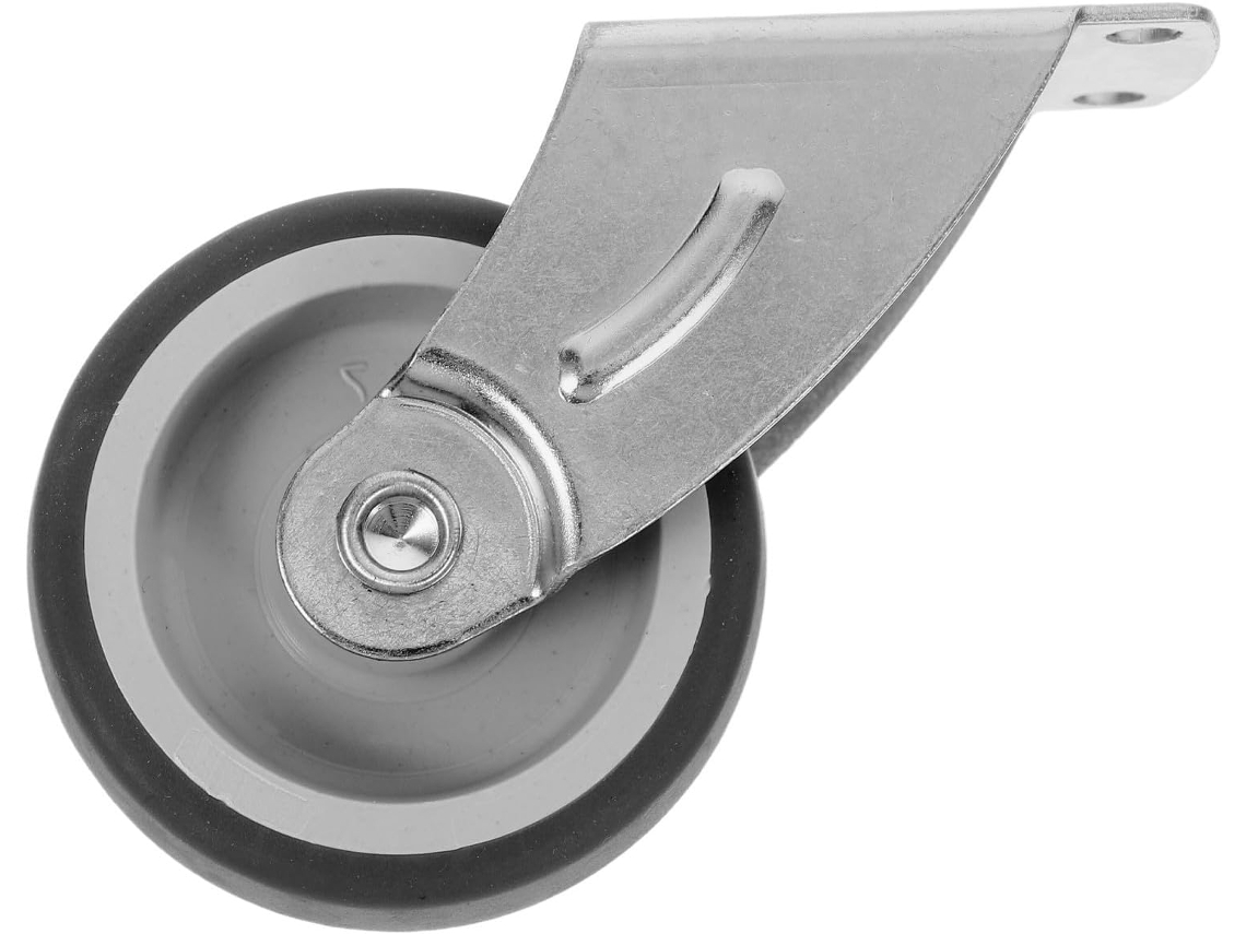 Roda Guia De Rolete 2 Polegadas Com Suporte Inferior Metal E Parafusos Para Portas Correr Abrir