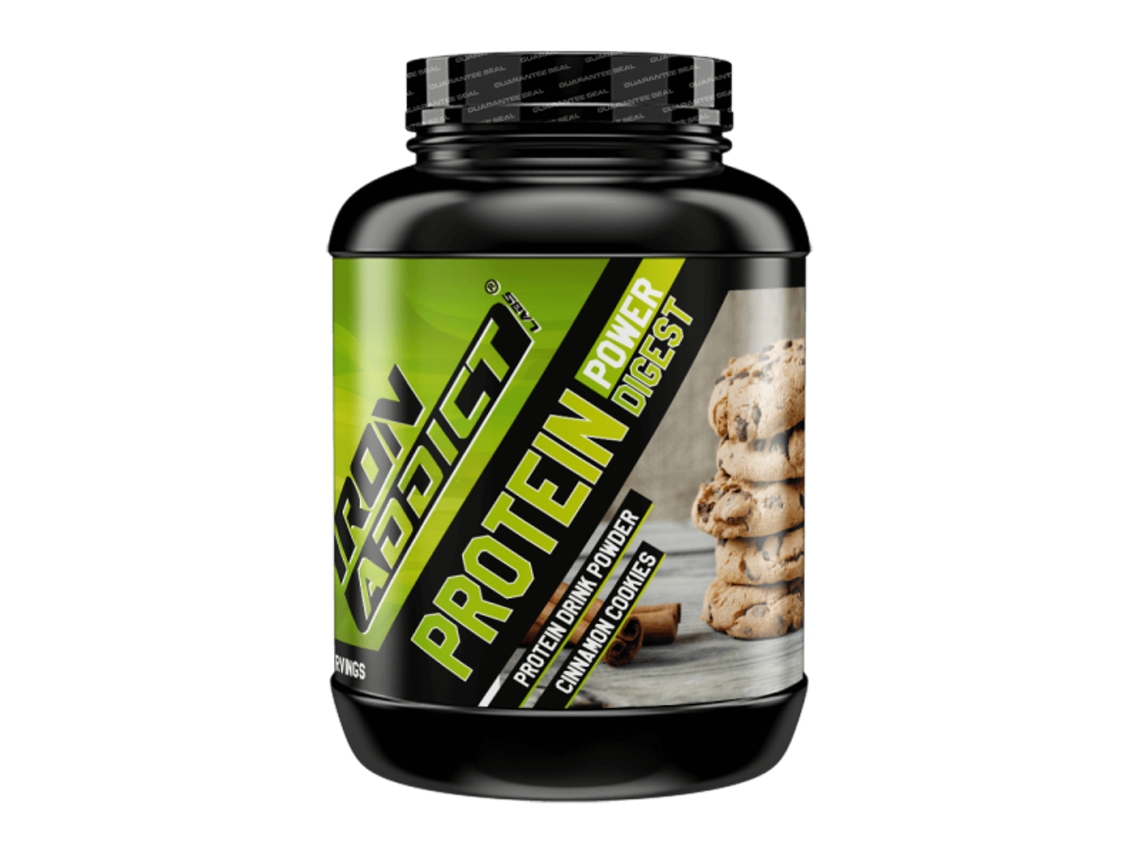 Protein Power Digest - 2kg Biscoitos De Canela Da Iron Addict Labs