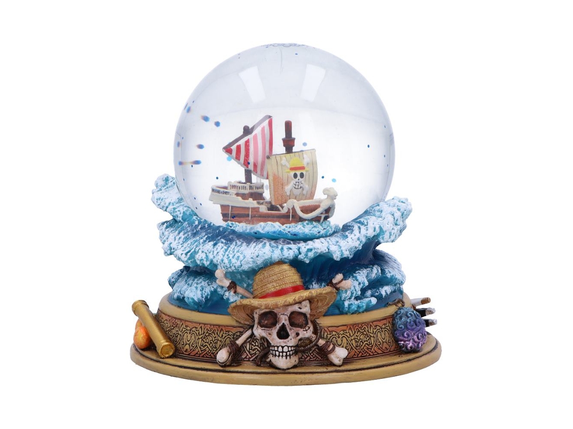 Bola De Neve - Nemesis Now - One Piece Going Merry - Neve Animada - Decoração Going Merry - Interior