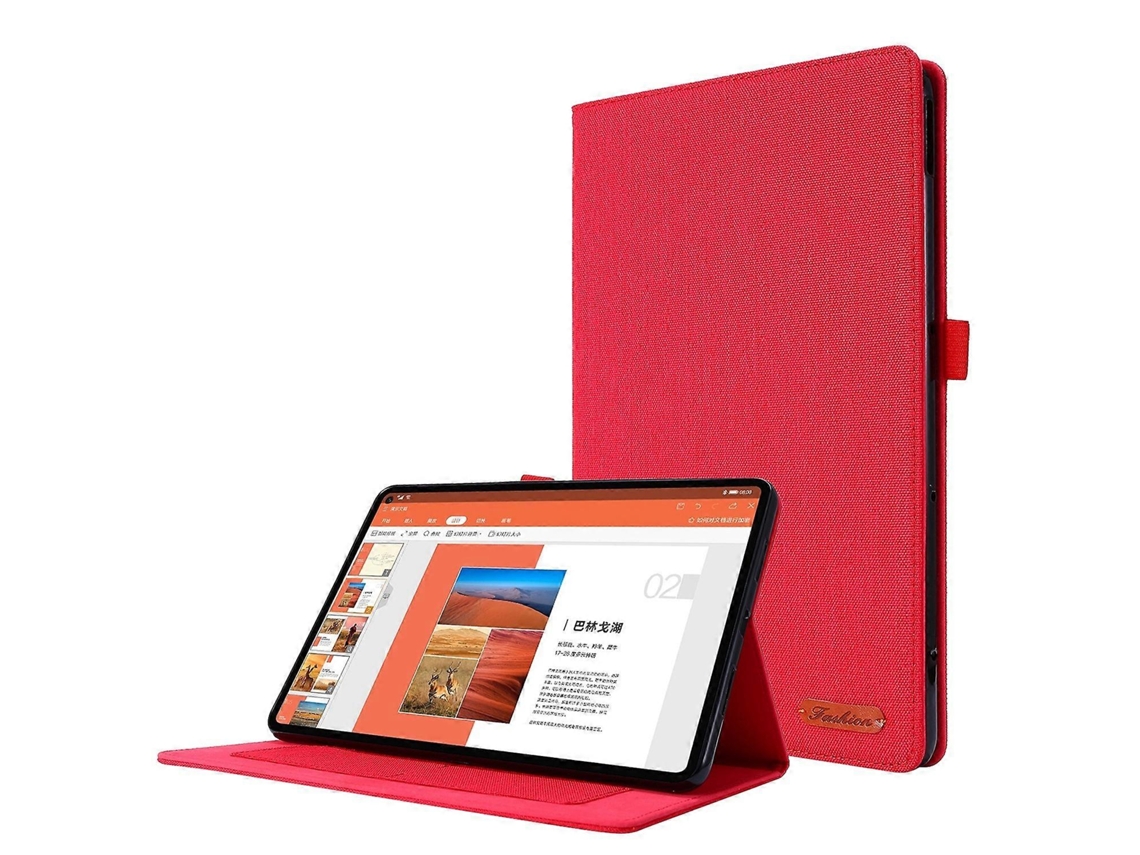 Capa para tablet em couro e tecido Webake