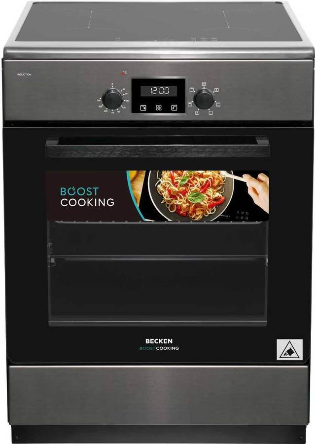 Fogão BECKEN BFE9896 DIX (70 L - Elétrico de Indução - Dark Inox)