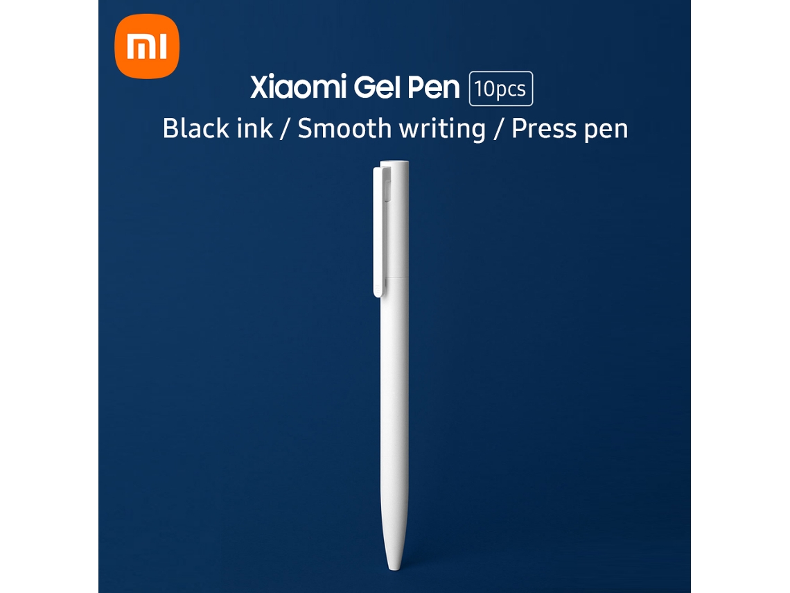 Aetheria caneta Gel Xiaomi 10pcs 0.5mm Tinta Preta Press Pen Tinta Mikuni Japonesa Escrita Suave