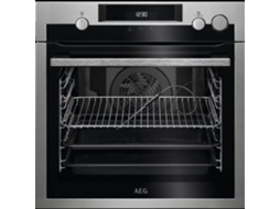 Forno a Vapor AEG Steamcrisp BSE577321M (72 L - 59.6 cm - Pirolítico - Inox) — Forno + Vapor | Pirolítico | 72 L