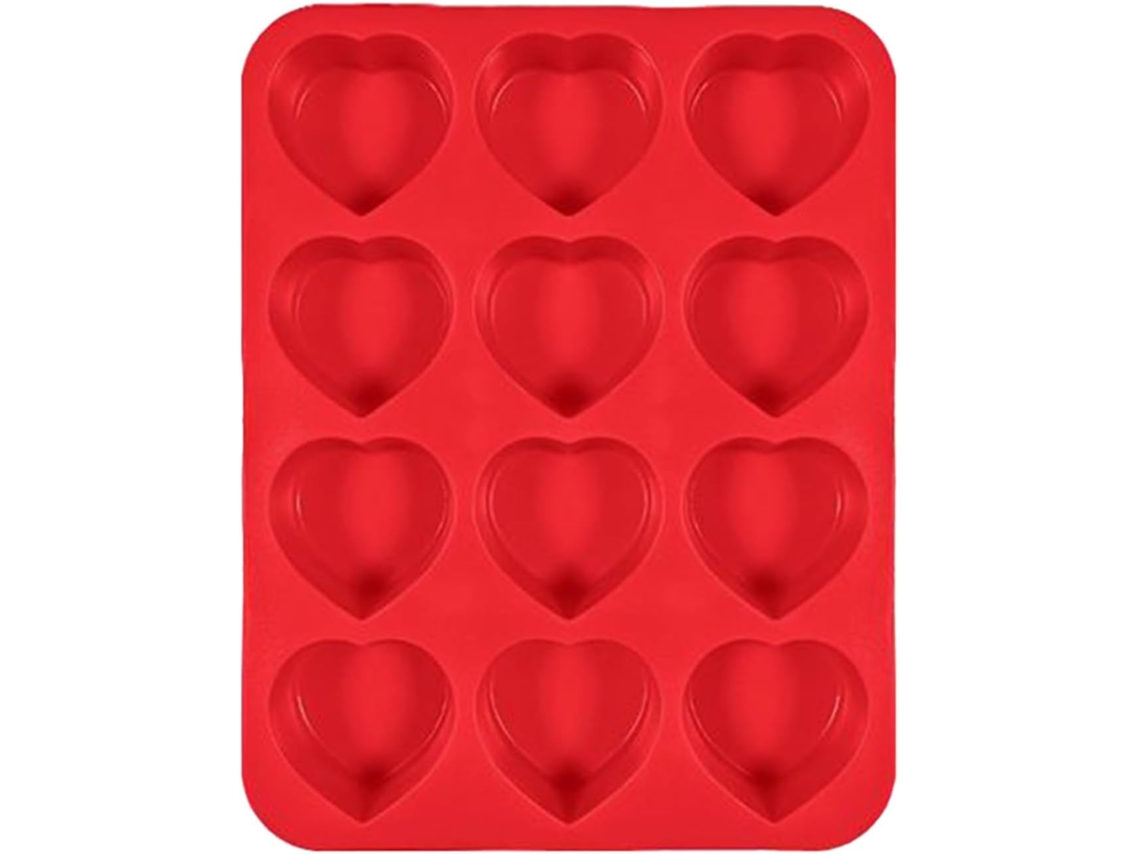 Formas Chocolate | Forma Em Formato De Coração Com 12 Cavidades