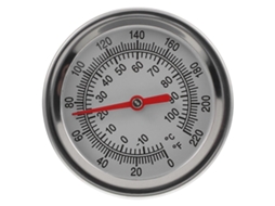 1 Termômetro De Solo Com Sonda Extensível Para Medição De Temperatura Em Compostos