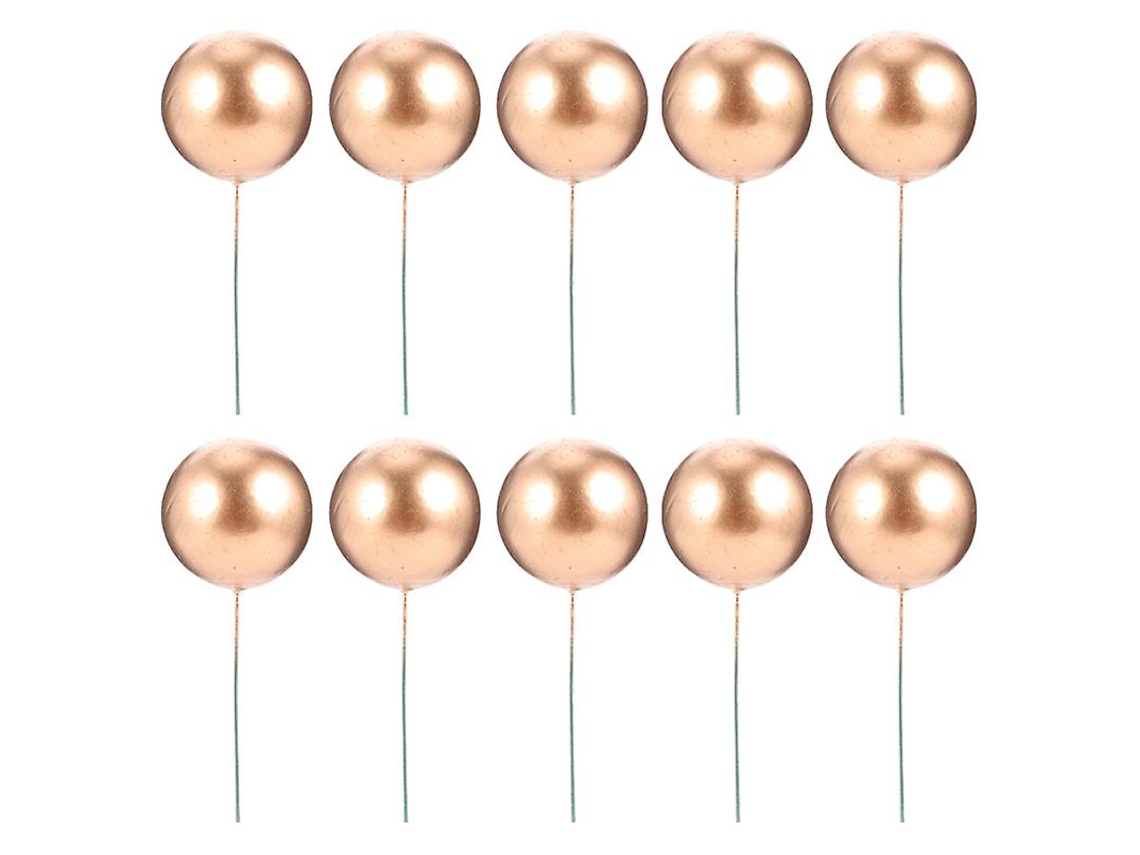 36 Unidades De Palhetas Para Bolo Em Forma De Bola