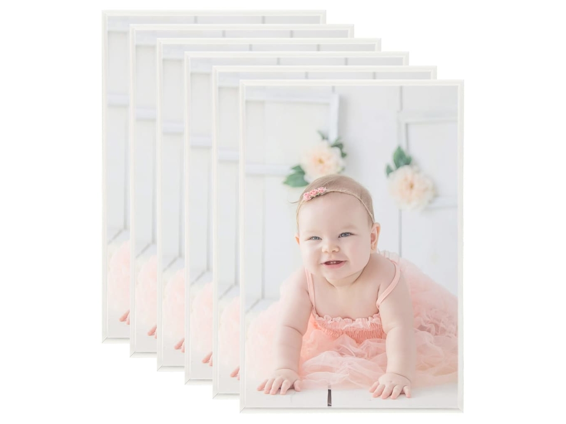 Photo Frame, Photo Frames Vidaxl Prateado Mdf (70 X 90 Cm)