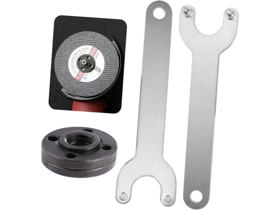 Chave De Boca Para Esmerilhadeira Angular De 125 Mm Com Juntas E 4 Peças