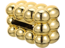 Elegante Porta-lenços De Plástico Dourado, Para Armazenamento.