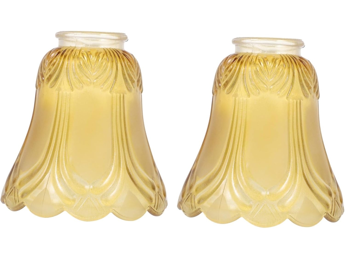 Lustre Transparente De 2 Peças - Estilo Europeu Elegante Para Sala De Estar E Quarto
