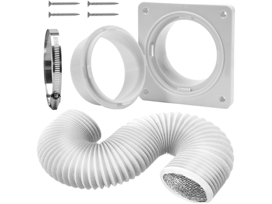 Kit De Exaustão Para Secadora, Placa De Conexão Para Ar Condicionado Parede, Conector De Ventilação Para Secadora