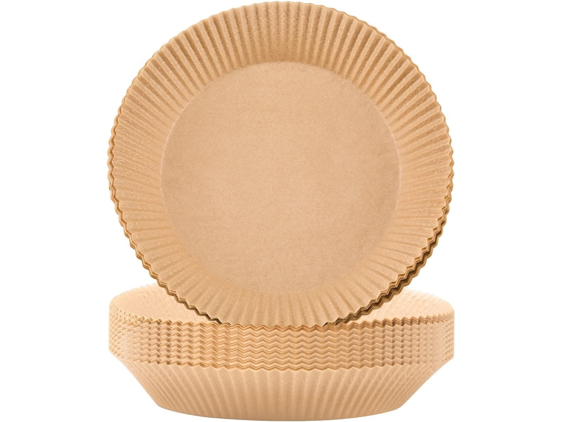 Forros De Papel Para Fritadeira A Ar, Resistentes Altas Temperaturas E Impermeáveis, 50 Ou 100 Unidades.