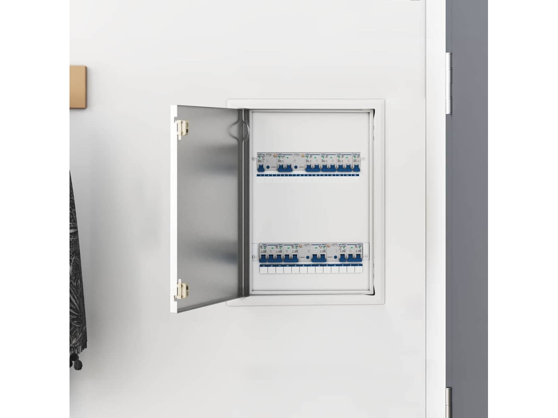Vidaxl Painel De Acesso Branco 43,5 X 33 X 3 Cm Aço