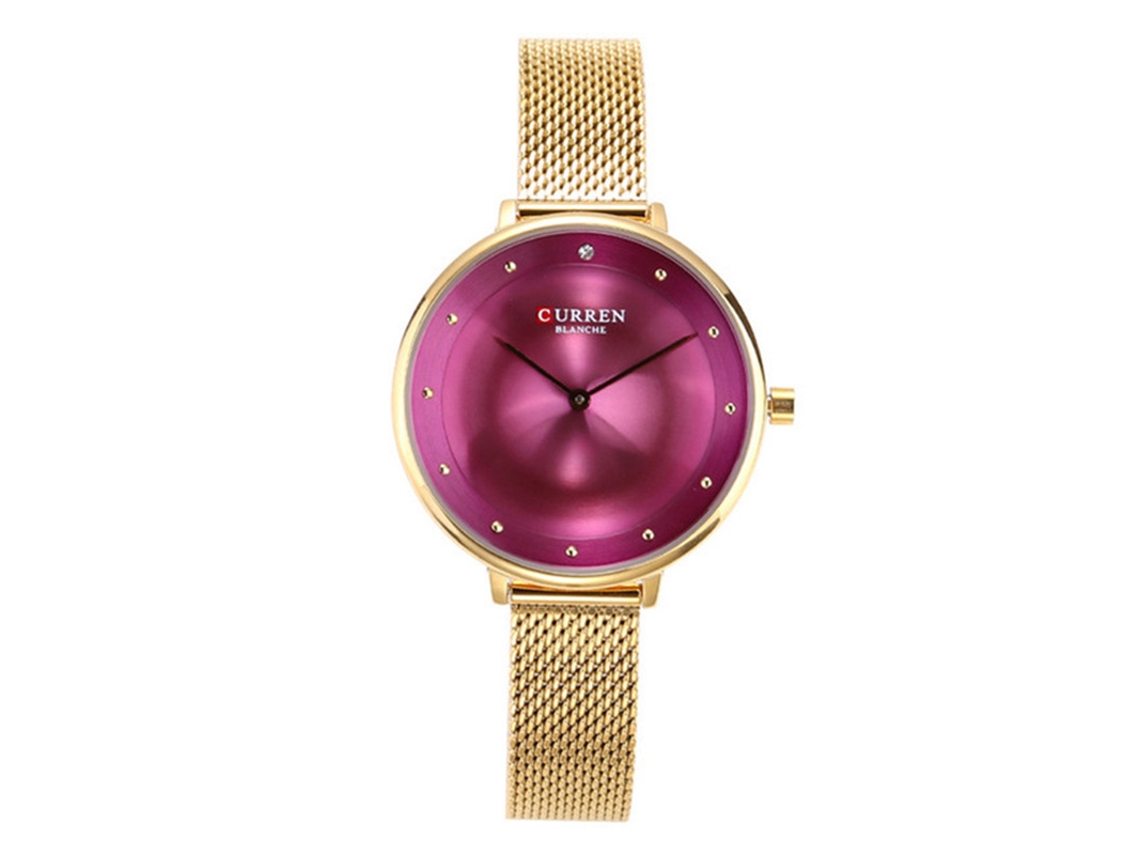 Relógio Feminino De Quartzo Moderno Com Pulseira De Aço, Relógio Simples E Elegante, Relógio De Pulso Casual.