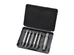 Kit De 6 Brocas Laxiscreed Para Extração De Parafusos Partidos E Danificados