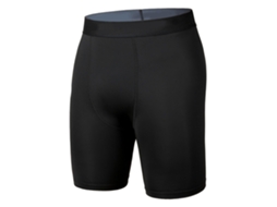 Calcinha Compressiva Esportiva Masculina Alta Elasticidade Secagem Rápida Respirável Para Treino Corrida Ciclismo Preto M