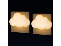 Luz Noturna Inteligente Com Design Fofo De Nuvem, Luz Noturna Com Sensor De Aquecimento Para Quarto De Bebê E Corredor, Luz Noturna De Nuvem Com Funçã