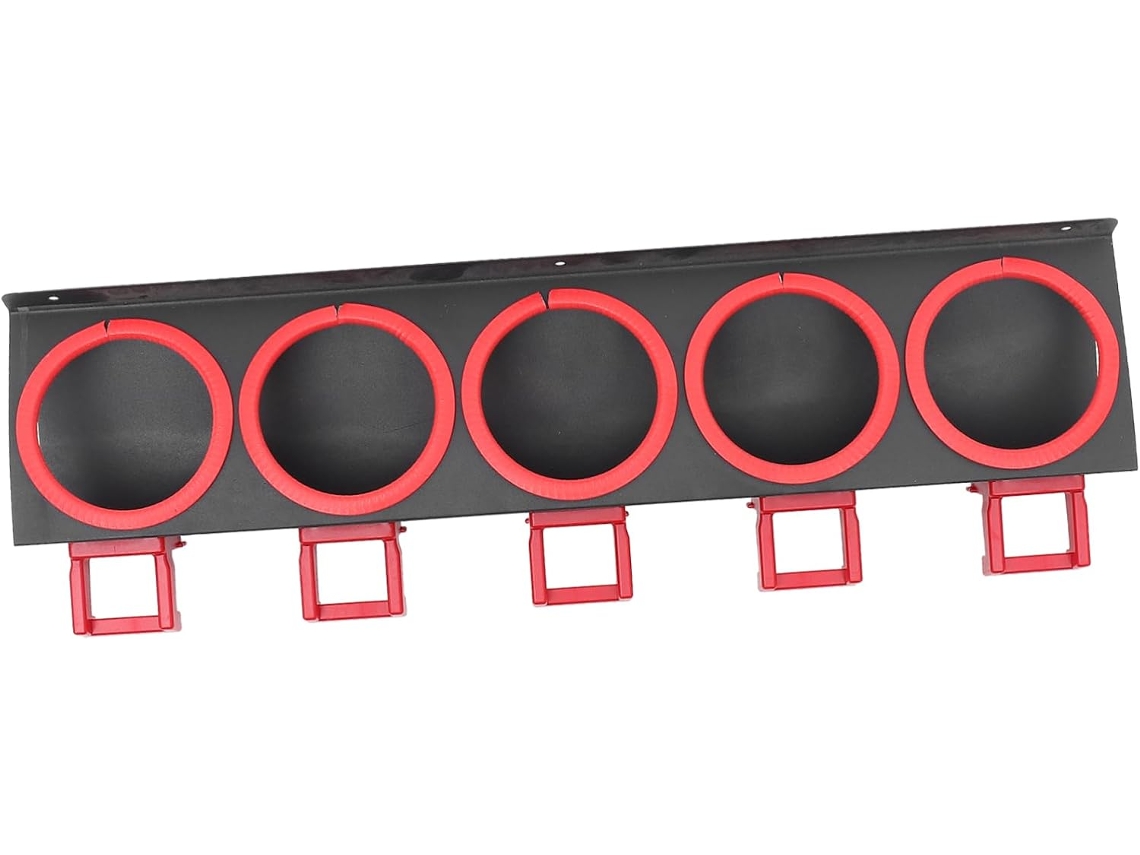 Suporte de Parede Para Materiais Abrasivos, Trilho Para Ferramentas Pendurando Detalhamento.