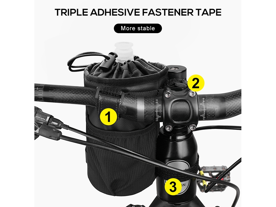 Capa Isolada Business para Garrafa de Bicicleta, Resistente, com Bolsa de Armazenamento