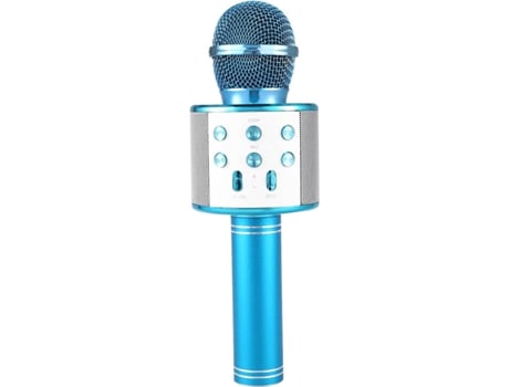 Microfone KLACK Wireless (Azul - Plástico)