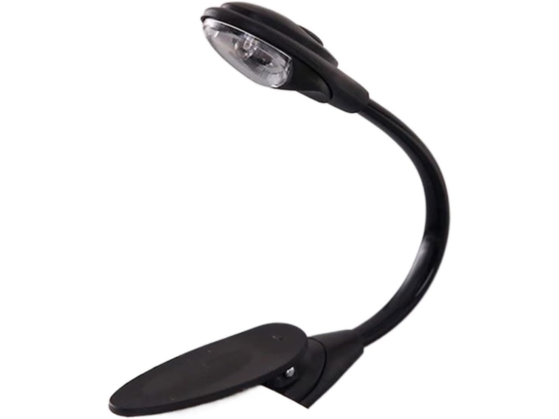 Luminária De Leitura Portátil Com Clipe Led Para Estudantes, Mini