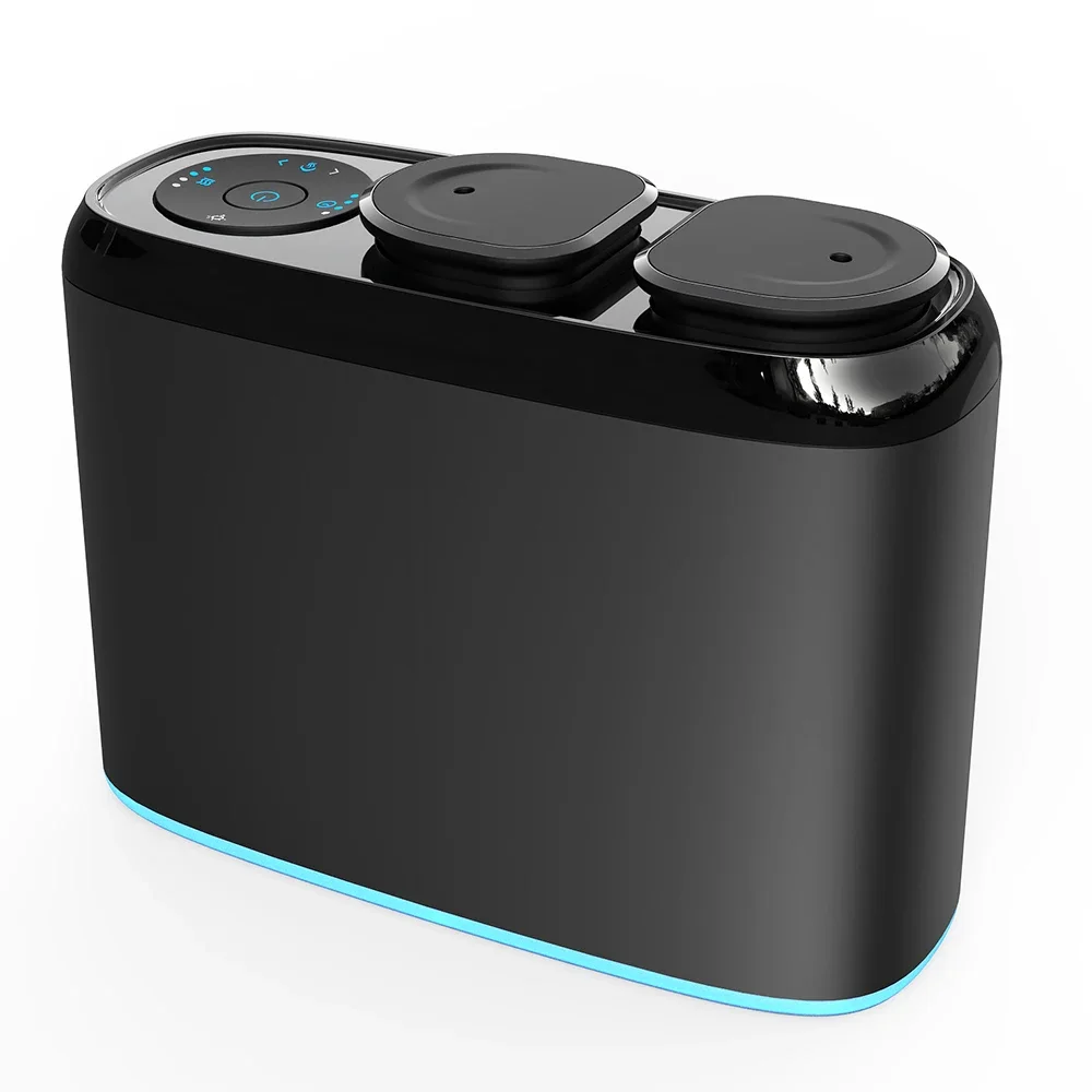 (preto, Bluetooth) Difusor De Aromas Com Dois Bicos, Difusor De Aromas Elétrico Controlado Por Bluetooth, Ambientador Inteligente