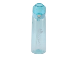 Garrafa de Água Fitness 650ml Leak Proof com Alça Azul Claro