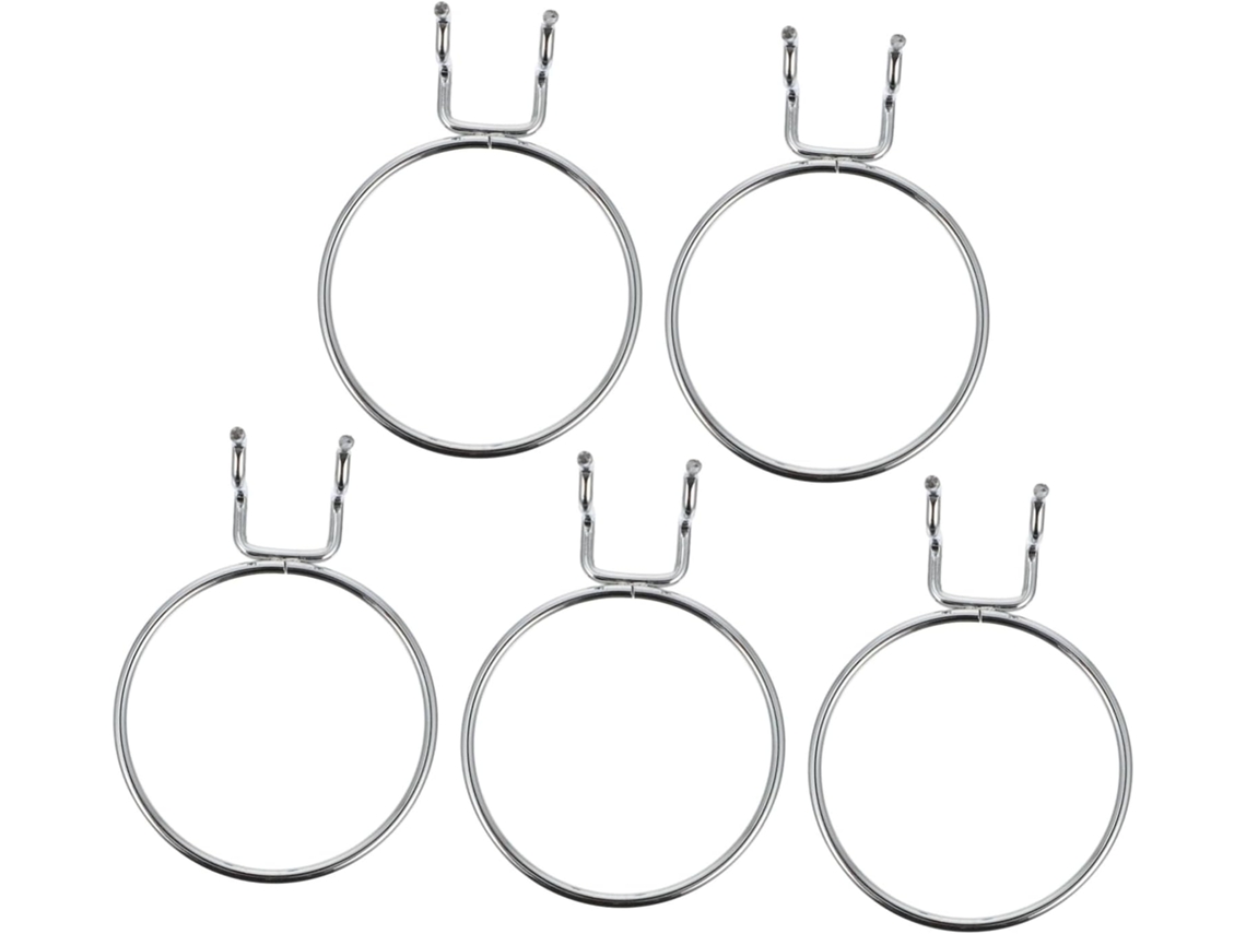 Conjunto De 5 Ganchos Redondos Para Painel Perfurado, Ideais Organizar
