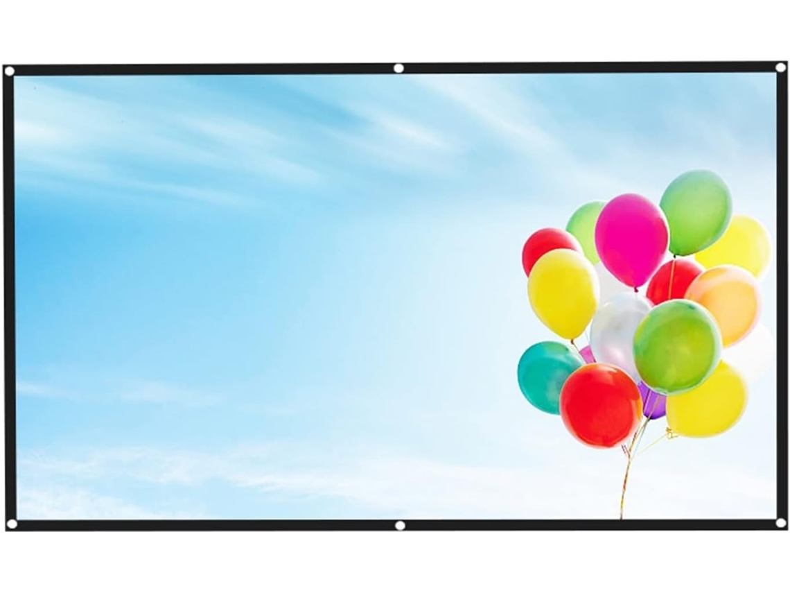 Tela de Projeção 72 Polegadas 16:9 Hd, para Uso Doméstico e Externo