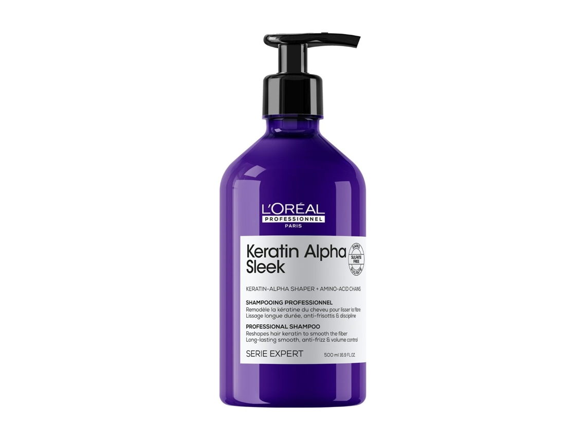 L’oréal Serie Expert Keratin Alpha Sleek Shampoo 500ml