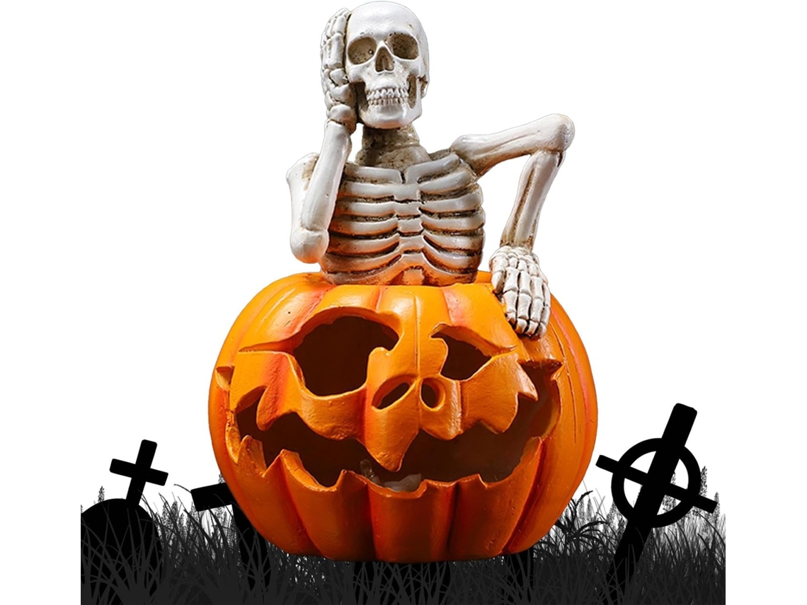 Estátuas De Esqueletos Para O Halloween | Estatuetas De Esqueletos Góticos |