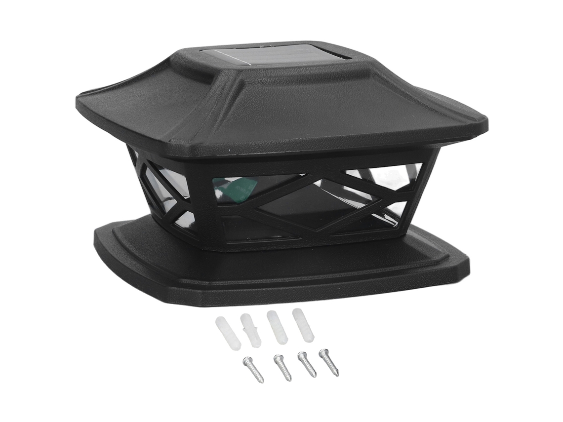 Conjunto de 2 Postes de Luz Solar com Lâmpadas Led CHABERLU