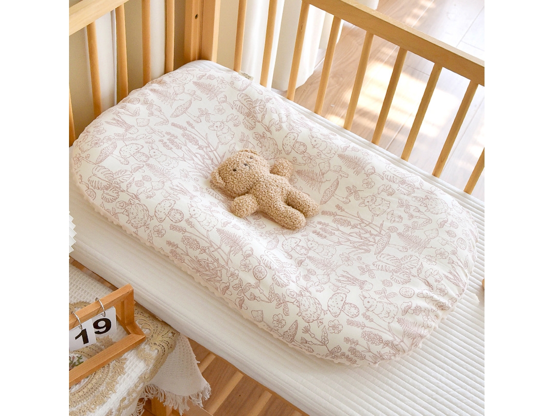 Ninho Dormir Bebé Portátil Reclinável 1-6 Meses 80x50cm Estilo 2 Panoona