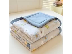 Colcha Acolchoada Fansu Capa de Cama Manta para Ar Condicionado Enchimento Algodão Sofá com Estampa Floral Nór