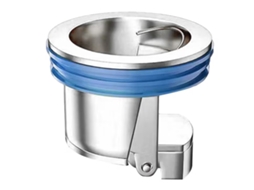 Tampa AQUAFORGE para Ralo de Chuveiro, Bronze, Tecnologia Anti odor