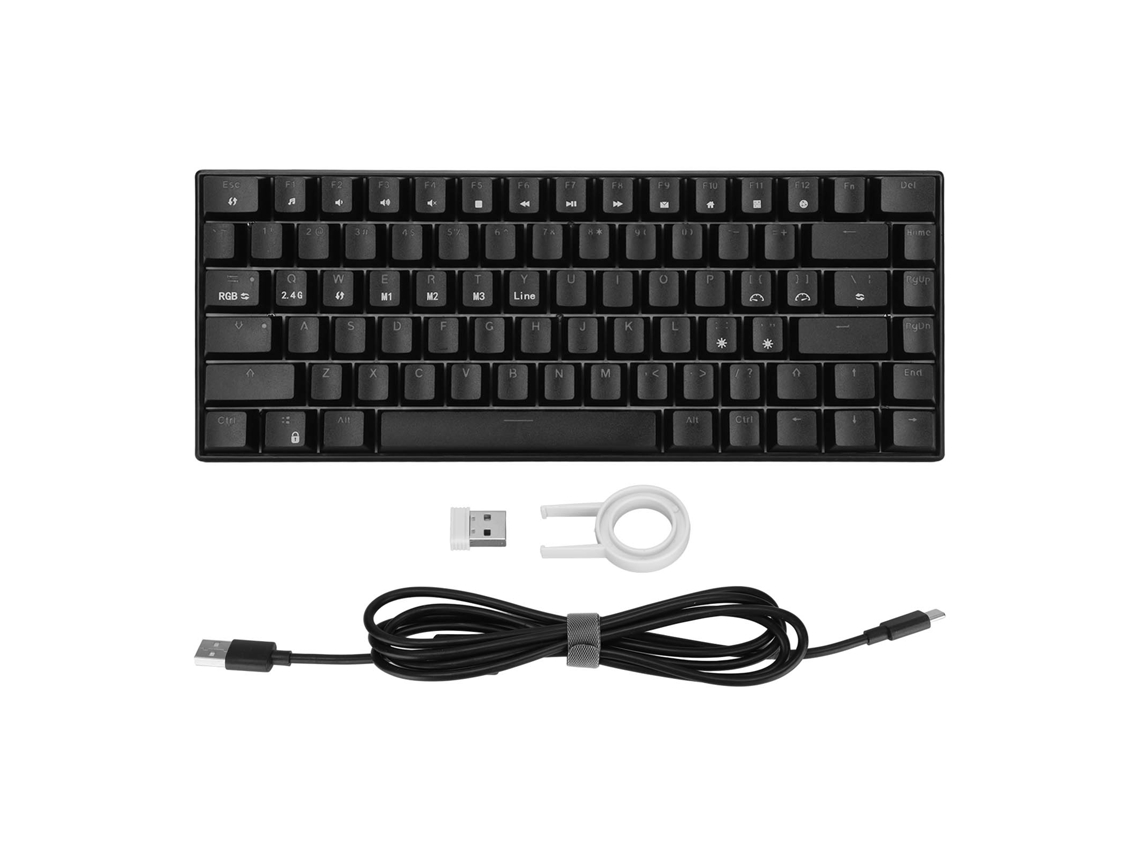 Teclado Mecânico 82 Teclas Rgb 3 Modos | S/MARCA
