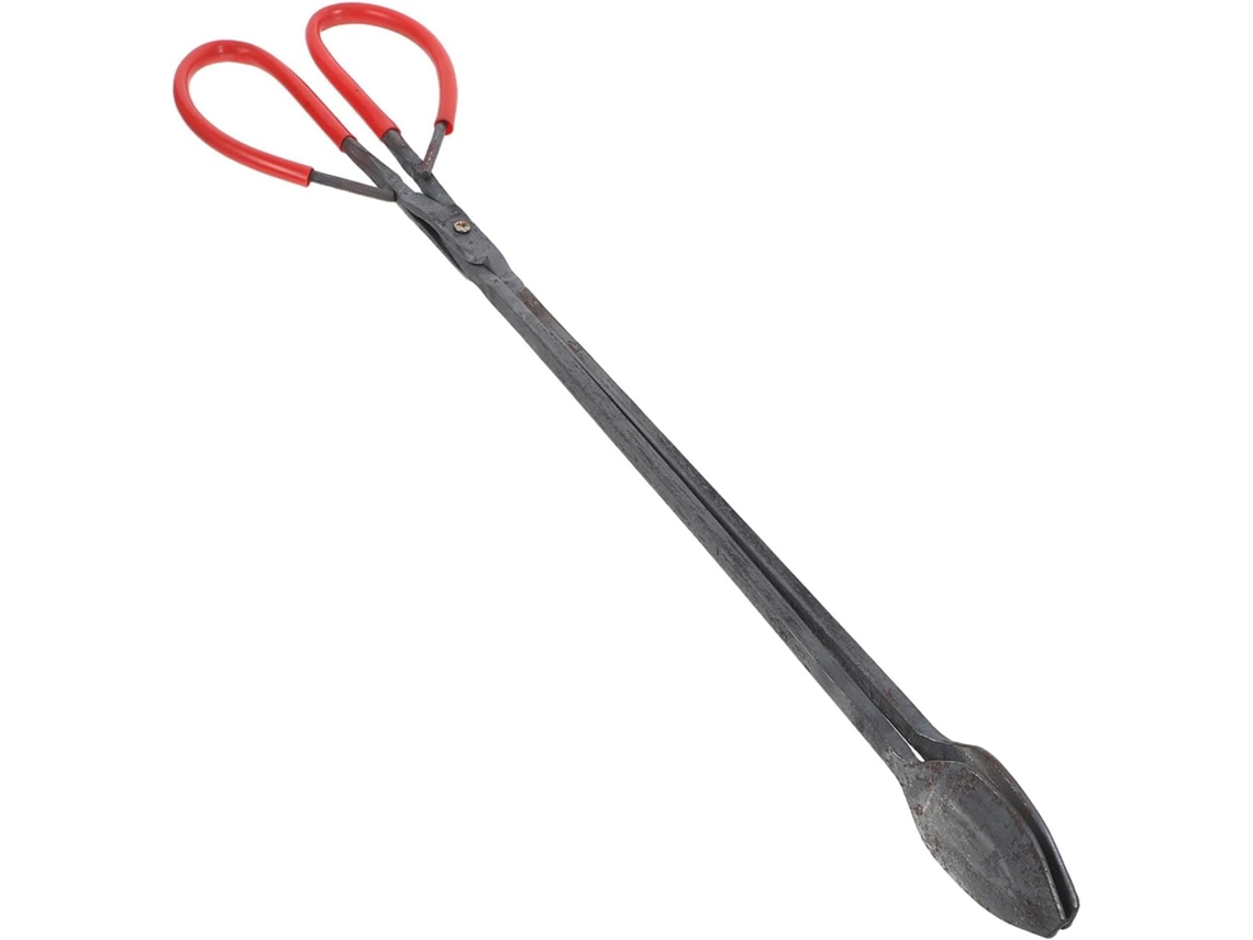 Pinça Para Lenha Veemoon De Ferro Grosso Com 52cm Espessura E Revestimento Antiderrapante, Pinça Resistente Para