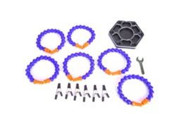 Porta Soldador Con 6 Brazos De Nailon Herramienta Para Reparación De Tarjetas De Circuito Impreso