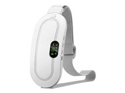 Almofada De Aquecimento Abdominal Com Controle Inteligente E Massagem Vibratória. Design Inteligente E Sem Fio Para Conforto Em Qualquer Lugar. E