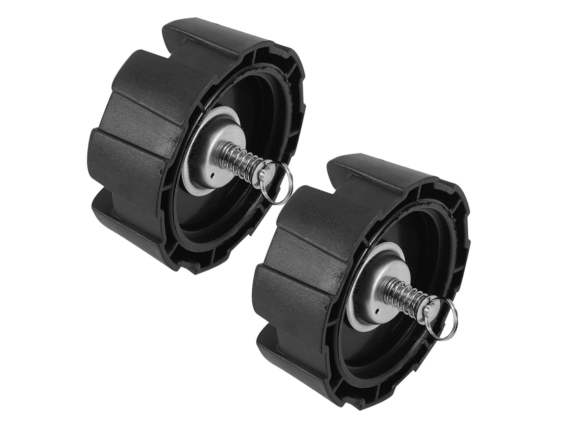Conjunto De 2 Tampas De Plástico Para Tanque De Gasolina Com Proteção Para Borda Do Motor