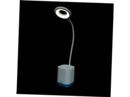 Conjunto De 1 Luminária De Mesa Multifuncional Com Compartimento De Armazenamento, Luminária De Leit Gokoco