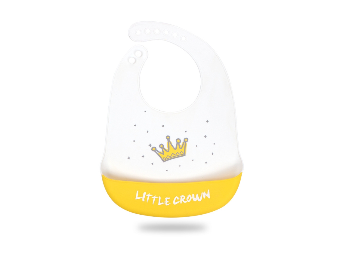 Babete de Silicone Ultrafino e Impermeável para Bebés Coroa XIAOMOYU