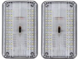 Luzes De Teto De 36 Leds 12v Para Carros E Caminhões Com Interruptor Central