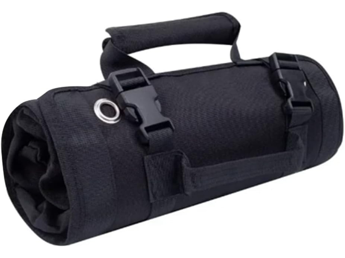 Bolsa multifuncional para ferramentas, bolsa profissional com diversos compartimentos para ferramentas da Ferragens.