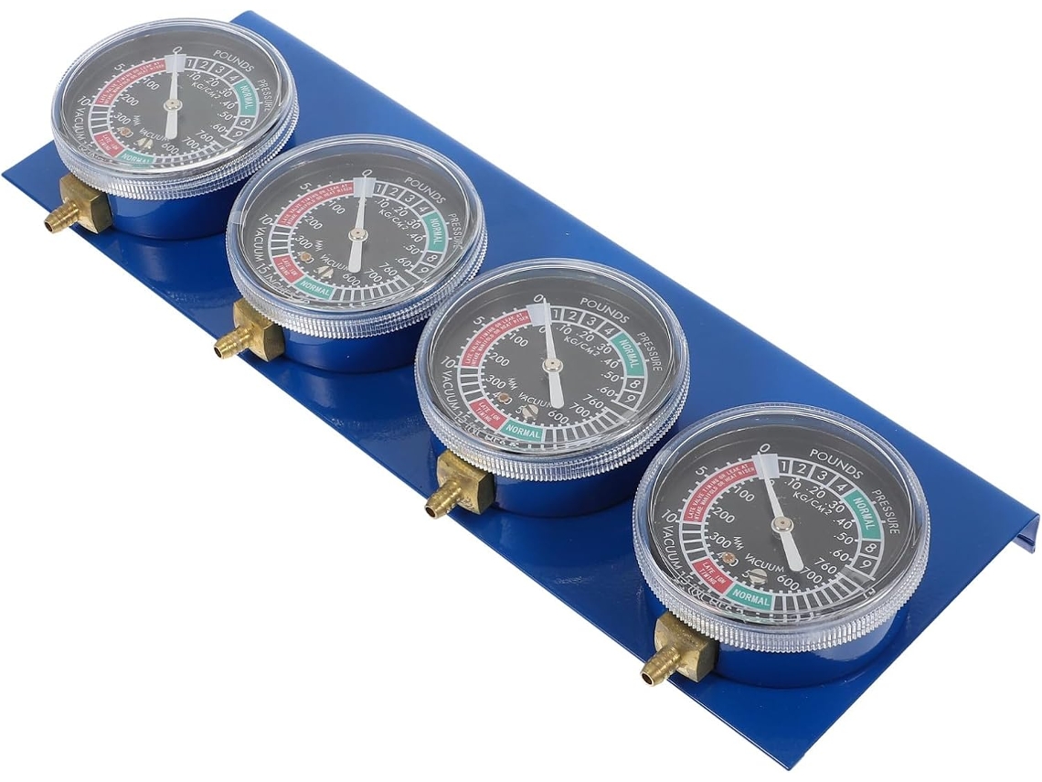Kit de medidor de vácuo em aço inoxidável e para motocicletas com Hastes.