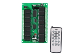 Interruptor De Relé Com Controle Remoto Sem Fio 15 Canais Digital Com Led 1000 Metros Dc 12v