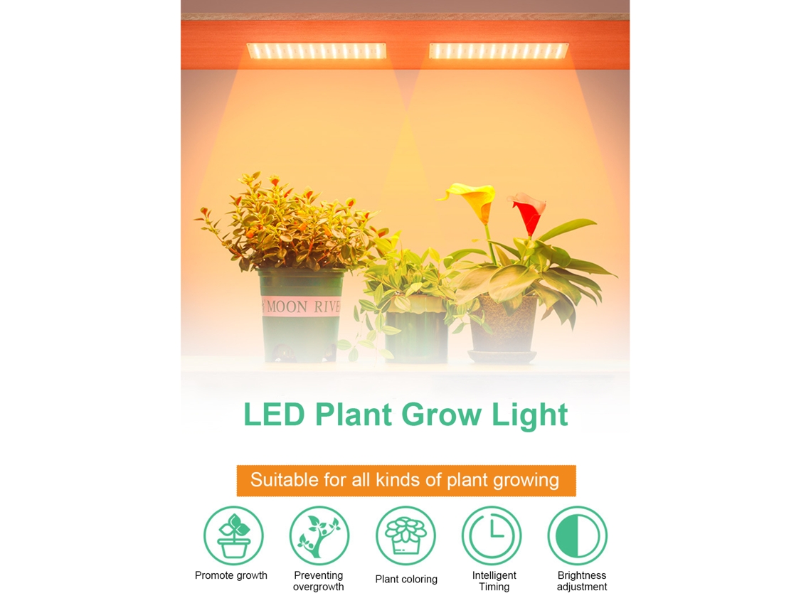 Lâmpada Crescimento Led Placa Quântica Usb 5v Plantas Interiores | S/MARCA
