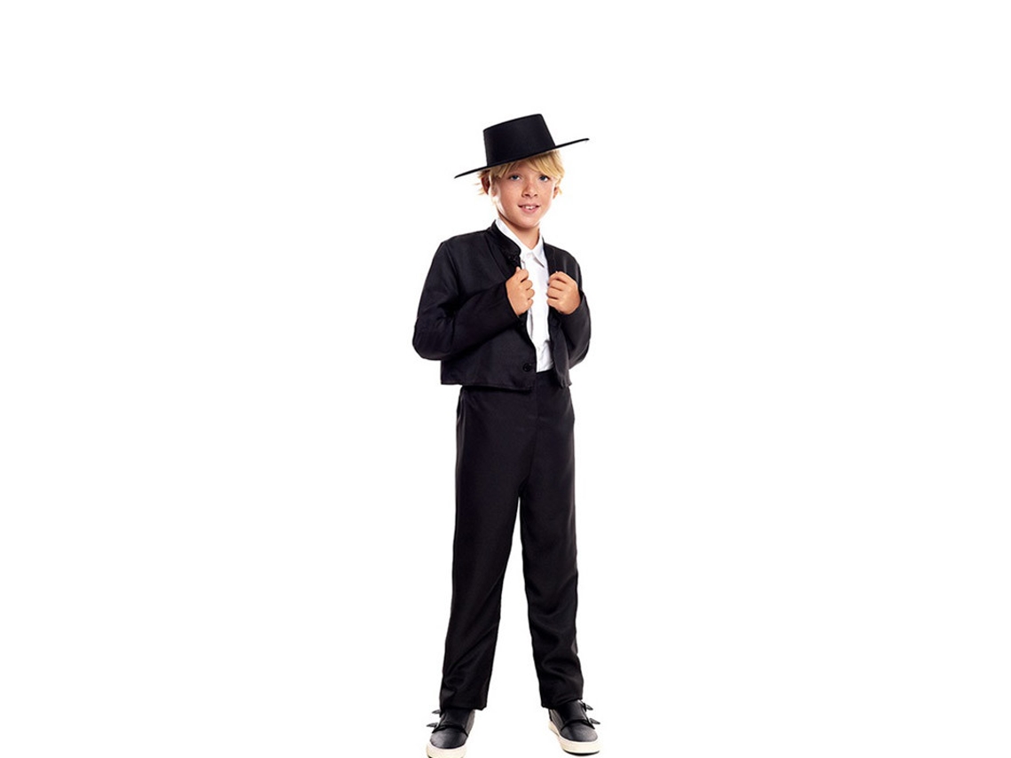 Fato de Menino PARTILANDIA Cordobés Preto Elegante (Tam.: 5-6 anos)